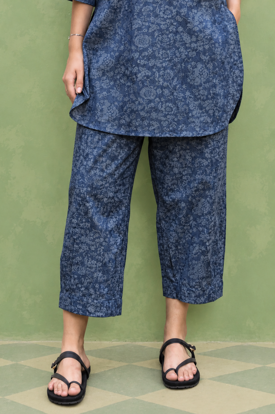 Indigo Flora Jacquard Co-ord Set