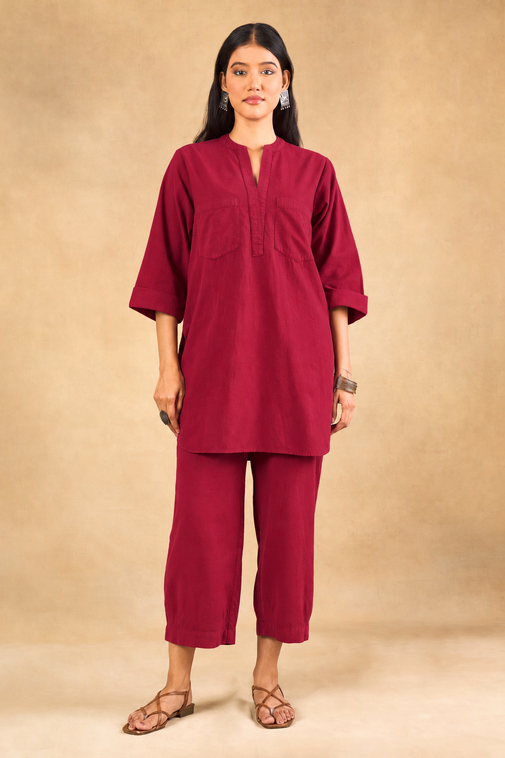 Ruby Muse Cotton Linen Co-ord Set