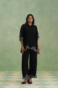 Noir Bloom Kaftaan Co-ord Set