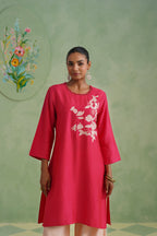 Rani Bloom Embroidered Kurta Set