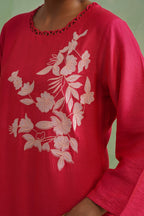 Rani Bloom Embroidered Kurta Set