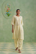 Golden Hour Floral Lurex Jacquard Kurta Set