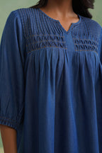 Blue Pinktucks Denim Co-ord Set Korah Stitch