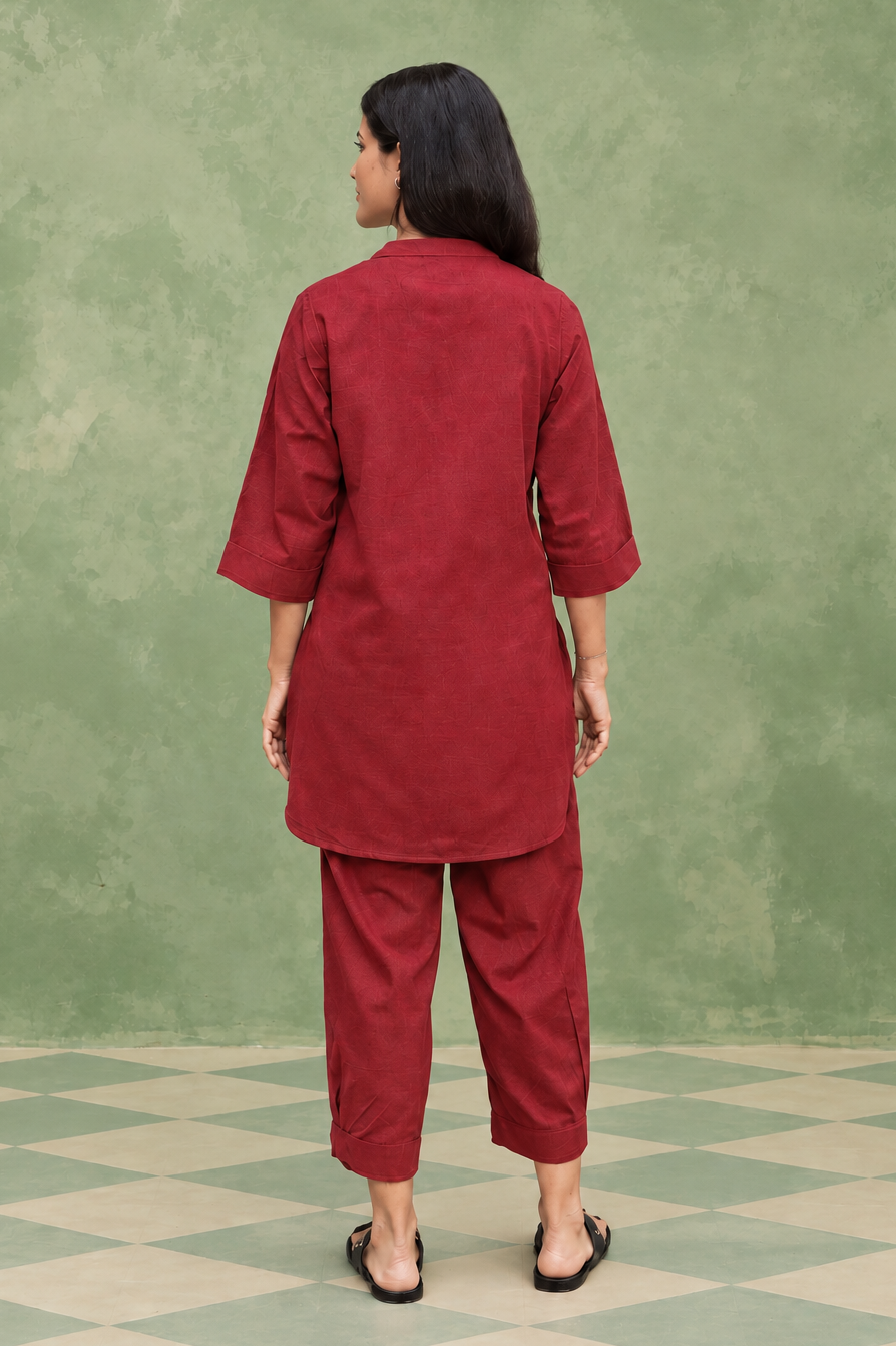 Ruby Muse Cotton Linen Co-ord Set