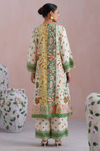 Heritage-Inspired Digital Placement Printed Kurta Set Korah Stitch