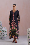 Sonam Jaggi in Black Floral Digital Placement Printed Maxi Dress Korah Stitch